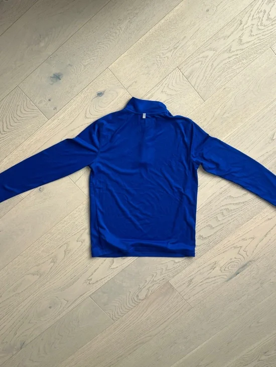 Ralph Lauren Polo Sport Blue Performance Zip Top - Picture 3 of 3